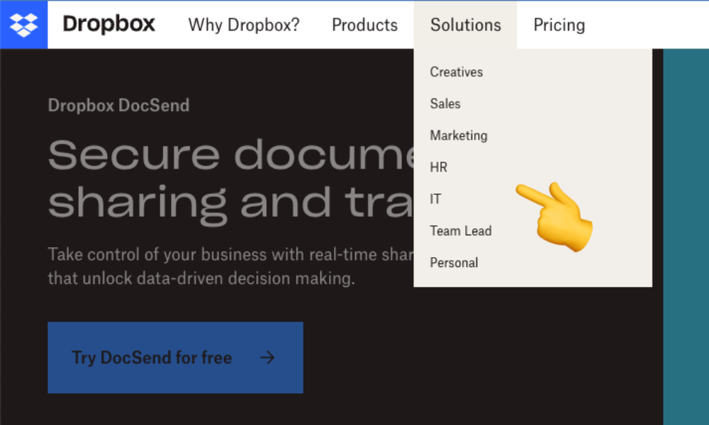 Dropbox Solutions Pages