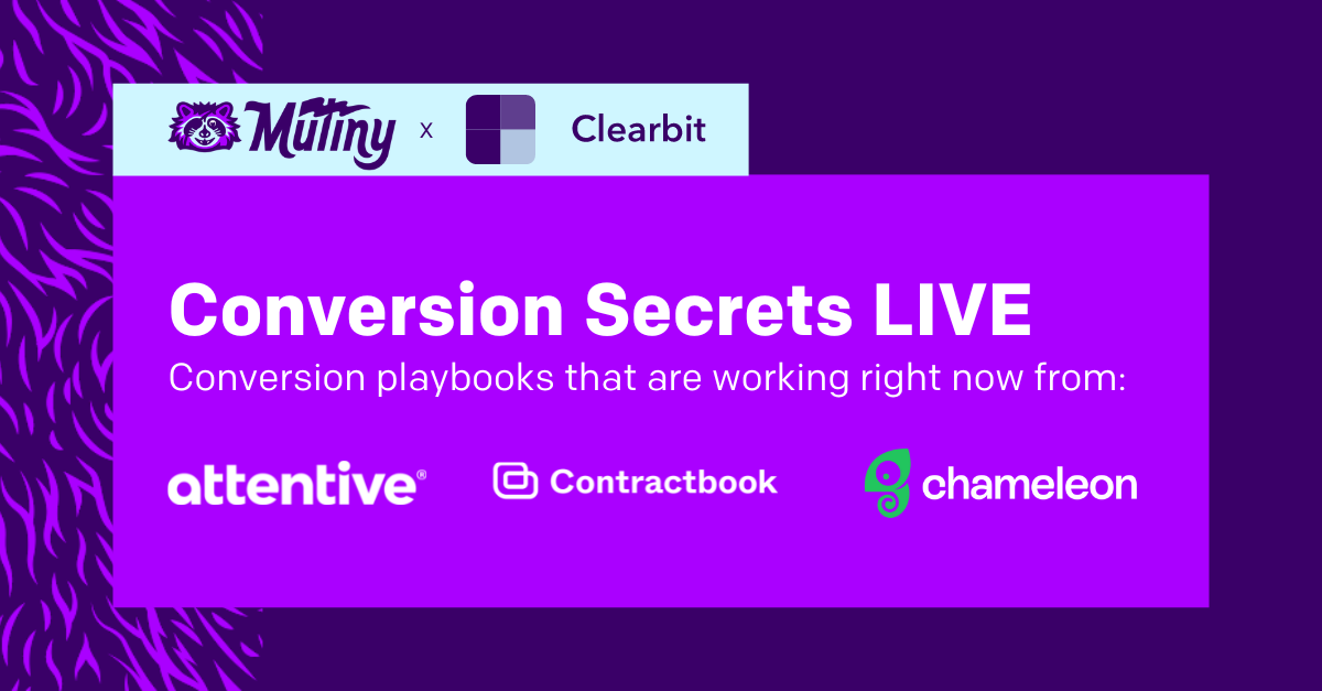 Conversion Secrets Live: Attentive, Chameleon, and Contractbook share their conversion playbooks