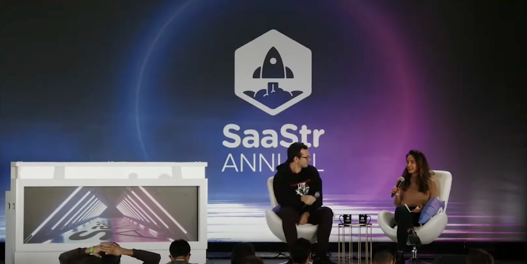 Henrique Dubugras & Jaleh Rezaei at SaaStr 2021