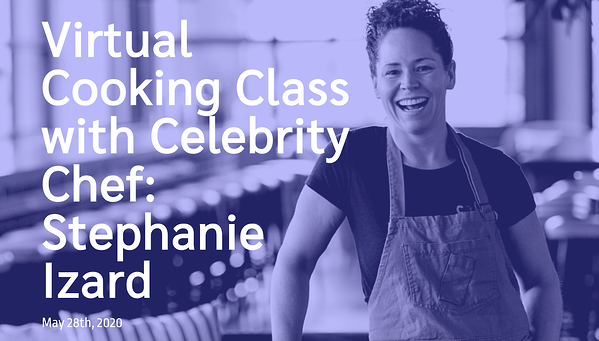 virtual cooking class with a celebrity chef